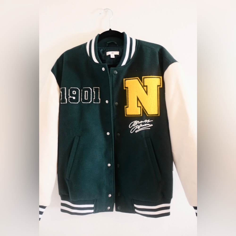 BP. Colorblock Gender Inclusive Varsity Jacket - Picture 3 of 13